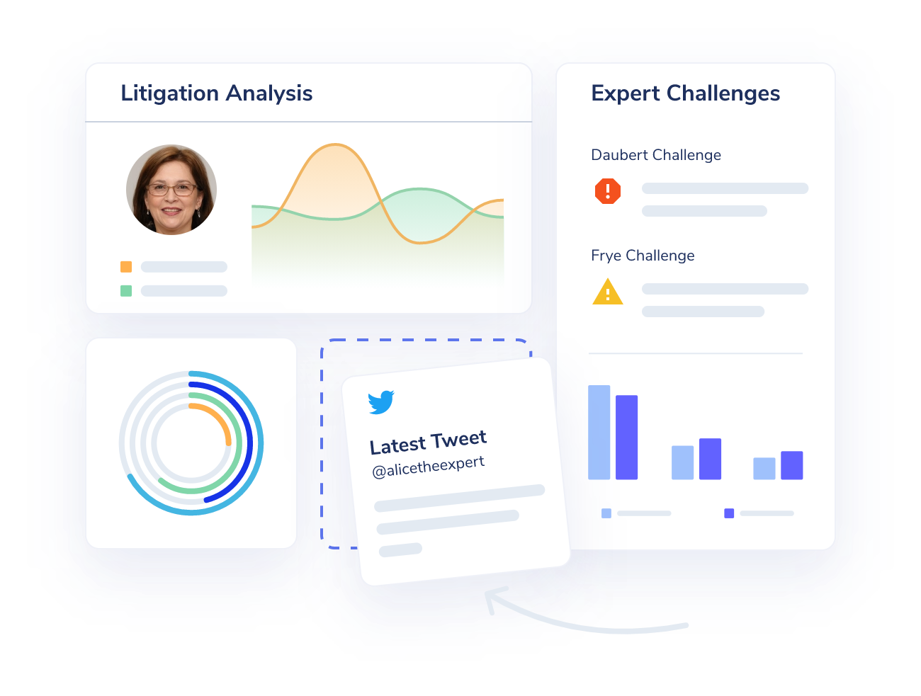 We reveal a 360-degree view of each expert candidate to ensure they can withstand deposition and cross-examination.