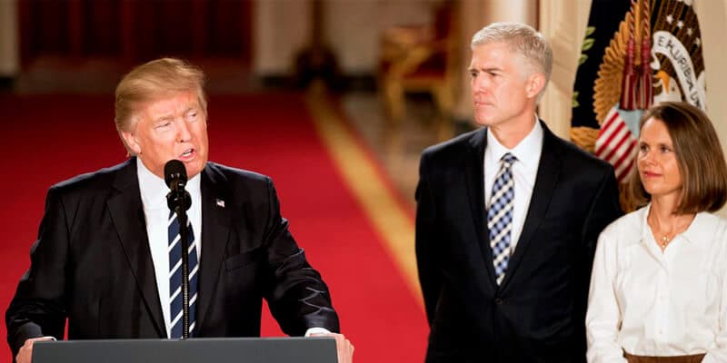 Trump and Neil Gorsuch