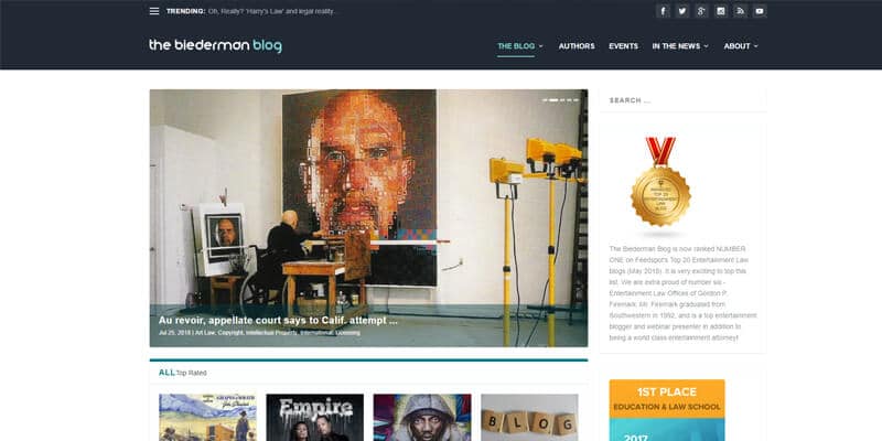 The Expert Institute Best Legal Blog Contest 2018